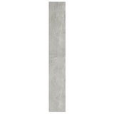 Book Cabinet/Room Divider Concrete Grey 40x30x198 cm