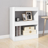 Book Cabinet/Room Divider White 60x30x72 cm - Side View