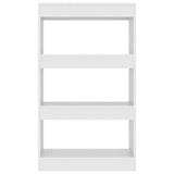 Book Cabinet/Room Divider White 60x30x103 cm Engineered Wood