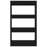 Book Cabinet/Room Divider Black 60x30x103 cm Engineered Wood - 45-Degree Angle