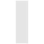 Book Cabinet/Room Divider High Gloss White 60x30x103 cm Engineered Wood