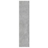 Book Cabinet/Room Divider Concrete Grey 60x30x135 cm Engineered Wood