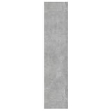 Book Cabinet/Room Divider Concrete Grey 60x30x135 cm Engineered Wood - 45-Degree Angle