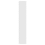 Book Cabinet/Room Divider White 60x30x166 cm Engineered Wood