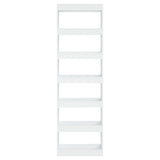 Book Cabinet/Room Divider White 60x30x198 cm