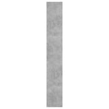 Book Cabinet/Room Divider Concrete Grey 60x30x198 cm - 45-Degree Angle
