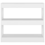 Book Cabinet/Room Divider White 80x30x72 cm
