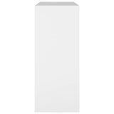 Book Cabinet/Room Divider White 80x30x72 cm - Top-Down View