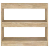 Book Cabinet/Room Divider Sonoma Oak 80x30x72 cm - Side View