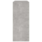 Book Cabinet/Room Divider Concrete Grey 80x30x72 cm