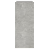 Book Cabinet/Room Divider Concrete Grey 80x30x72 cm - Top-Down View