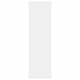 Book Cabinet/Room Divider White 80x30x103 cm Engineered wood - Rear View