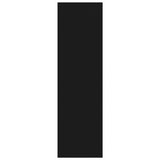 Book Cabinet/Room Divider Black 80x30x103 cm Engineered wood - Rear View