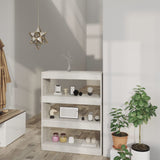 Book Cabinet/Room Divider Concrete Grey 80x30x103 cm Engineered wood