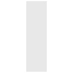 Book Cabinet/Room Divider High Gloss White 80x30x103 cm Engineered wood