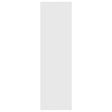 Book Cabinet/Room Divider High Gloss White 80x30x103 cm Engineered wood - Top-Down View