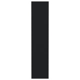 Book Cabinet/Room Divider Black 80x30x135 cm Engineered Wood - Rear View