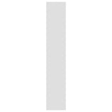Book Cabinet/Room Divider High Gloss White 80x30x166 cm Engineered Wood