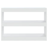 Book Cabinet/Room Divider White 100x30x72 cm