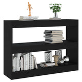 Book Cabinet/Room Divider Black 100x30x72 cm - 45-Degree Angle