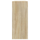 Book Cabinet/Room Divider Sonoma Oak 100x30x72 cm - Top-Down View