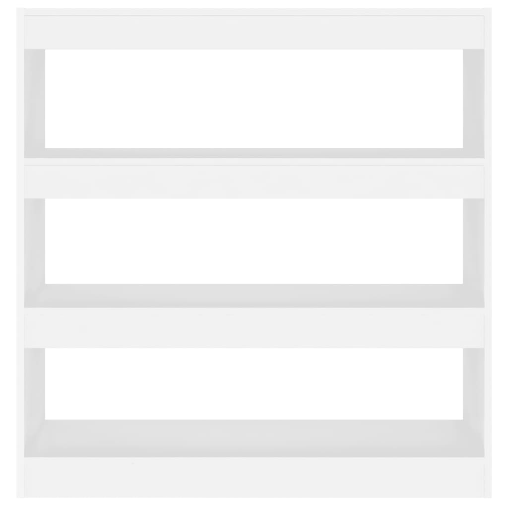 Book Cabinet/Room Divider White 100x30x103 cm