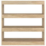 Book Cabinet/Room Divider Sonoma Oak 100x30x103 cm