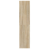 Book Cabinet/Room Divider Sonoma Oak 100x30x135 cm - Top-Down View