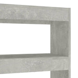 Book Cabinet/Room Divider Concrete Grey 100x30x135 cm - 45-Degree Angle