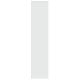 Book Cabinet/Room Divider High Gloss White 100x30x135 cm