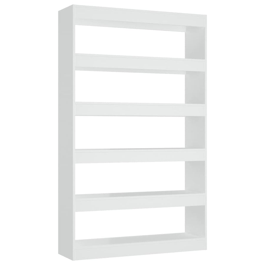 Book Cabinet/Room Divider White 100x30x166 cm