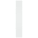 Book Cabinet/Room Divider White 100x30x166 cm - Rear View