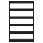 Book Cabinet/Room Divider Black 100x30x166 cm