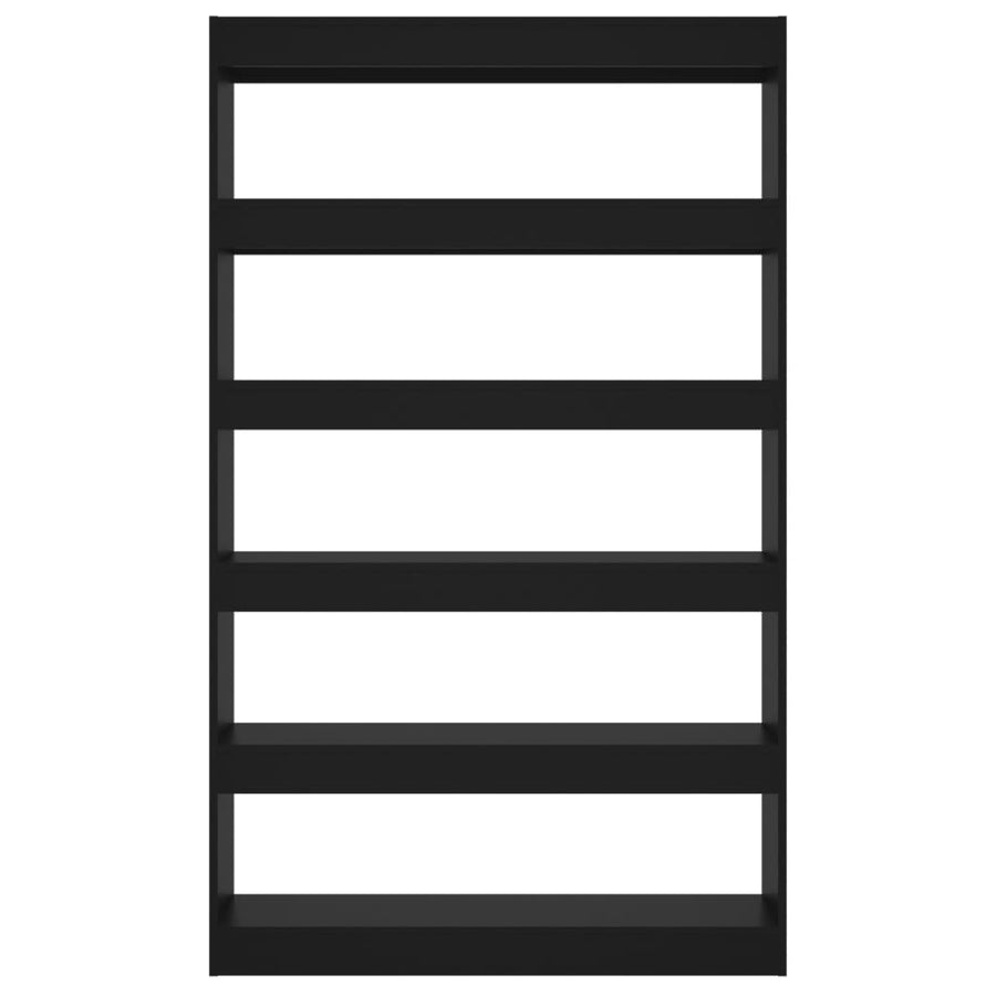 Book Cabinet/Room Divider Black 100x30x166 cm