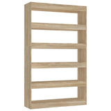 Book Cabinet/Room Divider Sonoma Oak 100x30x166 cm