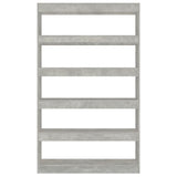 Book Cabinet/Room Divider Concrete Grey 100x30x166 cm - 45-Degree Angle