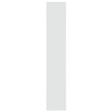 Book Cabinet/Room Divider High Gloss White 100x30x166 cm