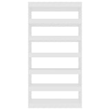 Book Cabinet/Room Divider White 100x30x198 cm Engineered wood - 45-Degree Angle