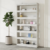 Book Cabinet/Room Divider Concrete Grey 100x30x198 cm Engineered wood - Side View