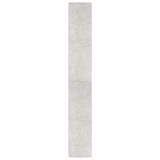 Book Cabinet/Room Divider Concrete Grey 100x30x198 cm Engineered wood - Rear View