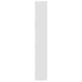 Book Cabinet/Room Divider High Gloss White 100x30x198 cm Engineered wood