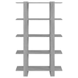 Book Cabinet/Room Divider Grey Sonoma 100x30x160 cm