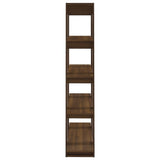 Book Cabinet/Room Divider Brown Oak 100x30x160 cm - Top-Down View