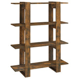 Book Cabinet/Room Divider Smoked Oak 100x30x123.5 cm - Front View