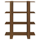 Book Cabinet/Room Divider Brown Oak 100x30x123.5 cm - Side View