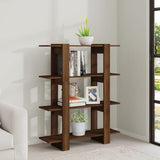 Book Cabinet/Room Divider Brown Oak 100x30x123.5 cm - Rear View