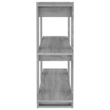 Book Cabinet/Room Divider Grey Sonoma 100x30x87 cm - Top-Down View