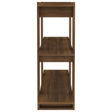 Book Cabinet/Room Divider Brown Oak 100x30x87 cm