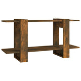 Book Cabinet Smoked Oak 100x30x51 cm Engineered Wood