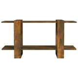 Book Cabinet Smoked Oak 100x30x51 cm Engineered Wood